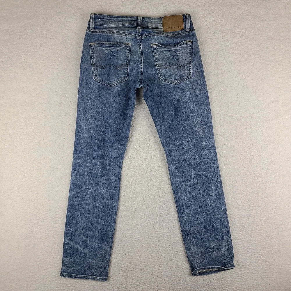 American‎ Eagle Jeans Mens 29x30 Blue Slim Next Level Flex Medium Wash Denim